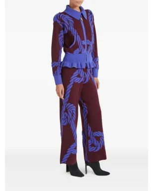 Temperley London rope-knit trousers - Red - サムネイル3