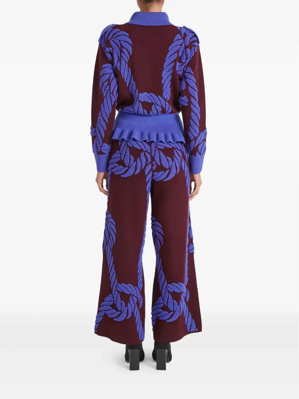 Temperley London rope-knit trousers - Red - 画像4