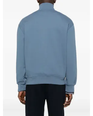Maison Kitsuné フォックスヘッド 半ジップ スウェットシャツ ブルー - サムネイル4