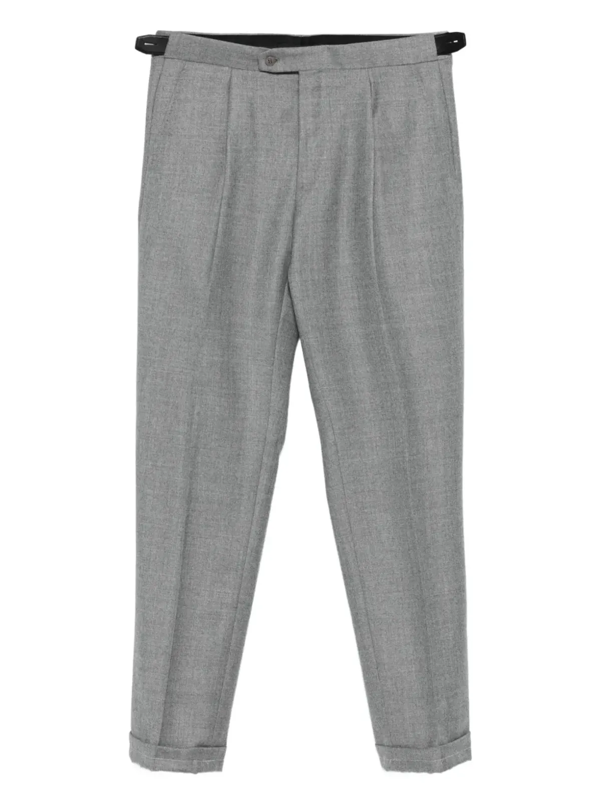 Brioni pleated wool pants - Grey - 画像1