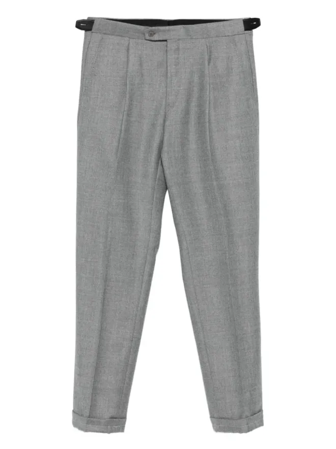 Brioni Brioni pleated wool pants - Greyの商品画像