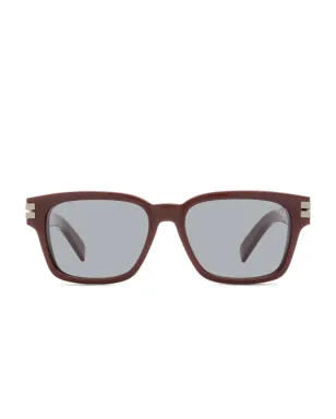 Zegna rectangular-frame sunglasses - Brown - サムネイル1