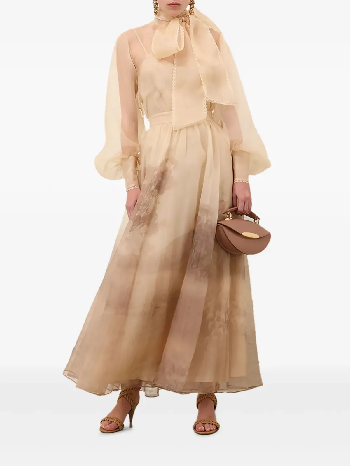 ZIMMERMANN メメント・オーガンザ・マキシスカート - 画像2