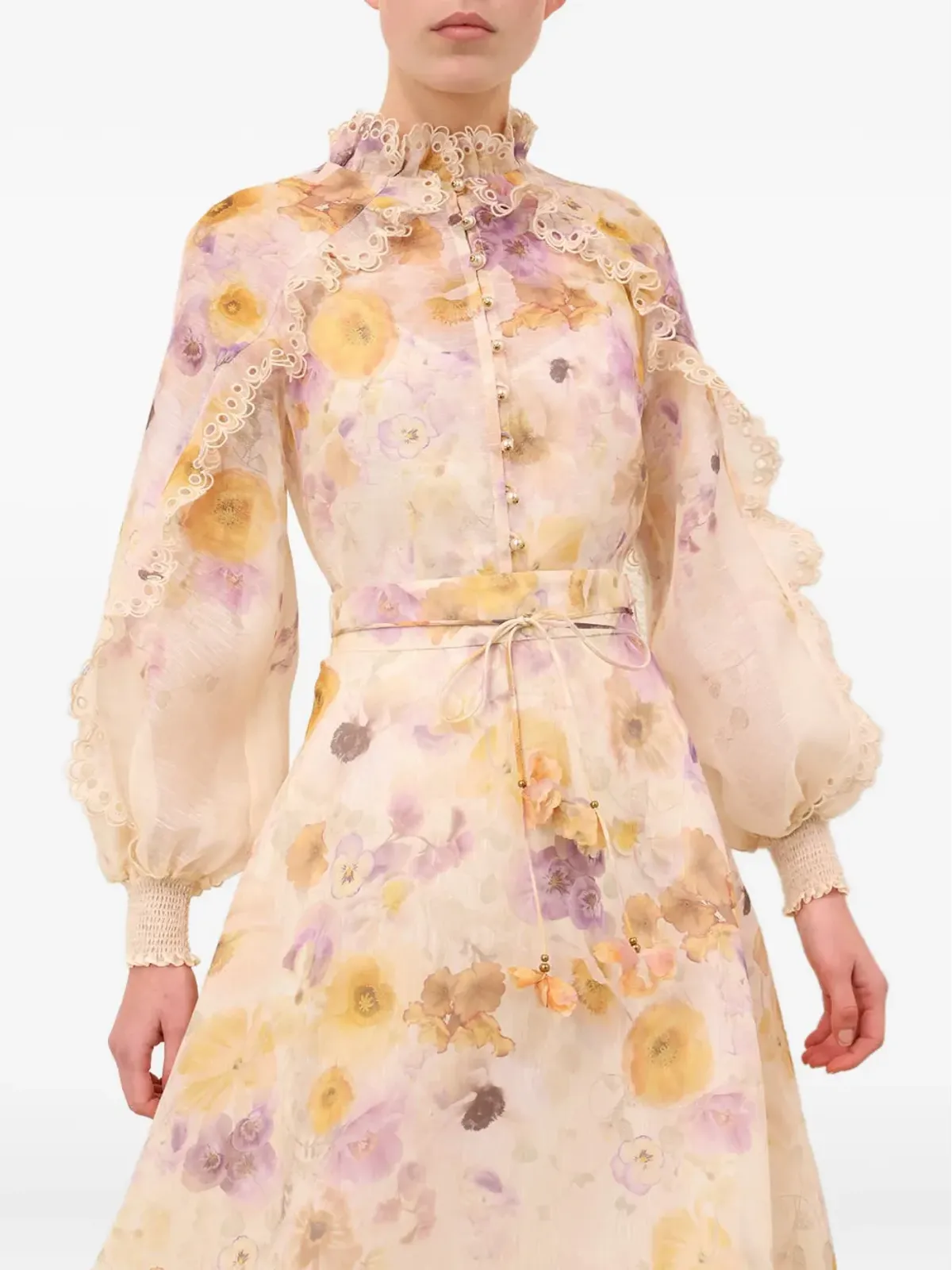 ZIMMERMANN メメント フリル花柄ブラウス - 画像4