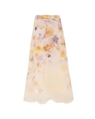 ZIMMERMANN メメント刺繍ミディスカート - サムネイル1