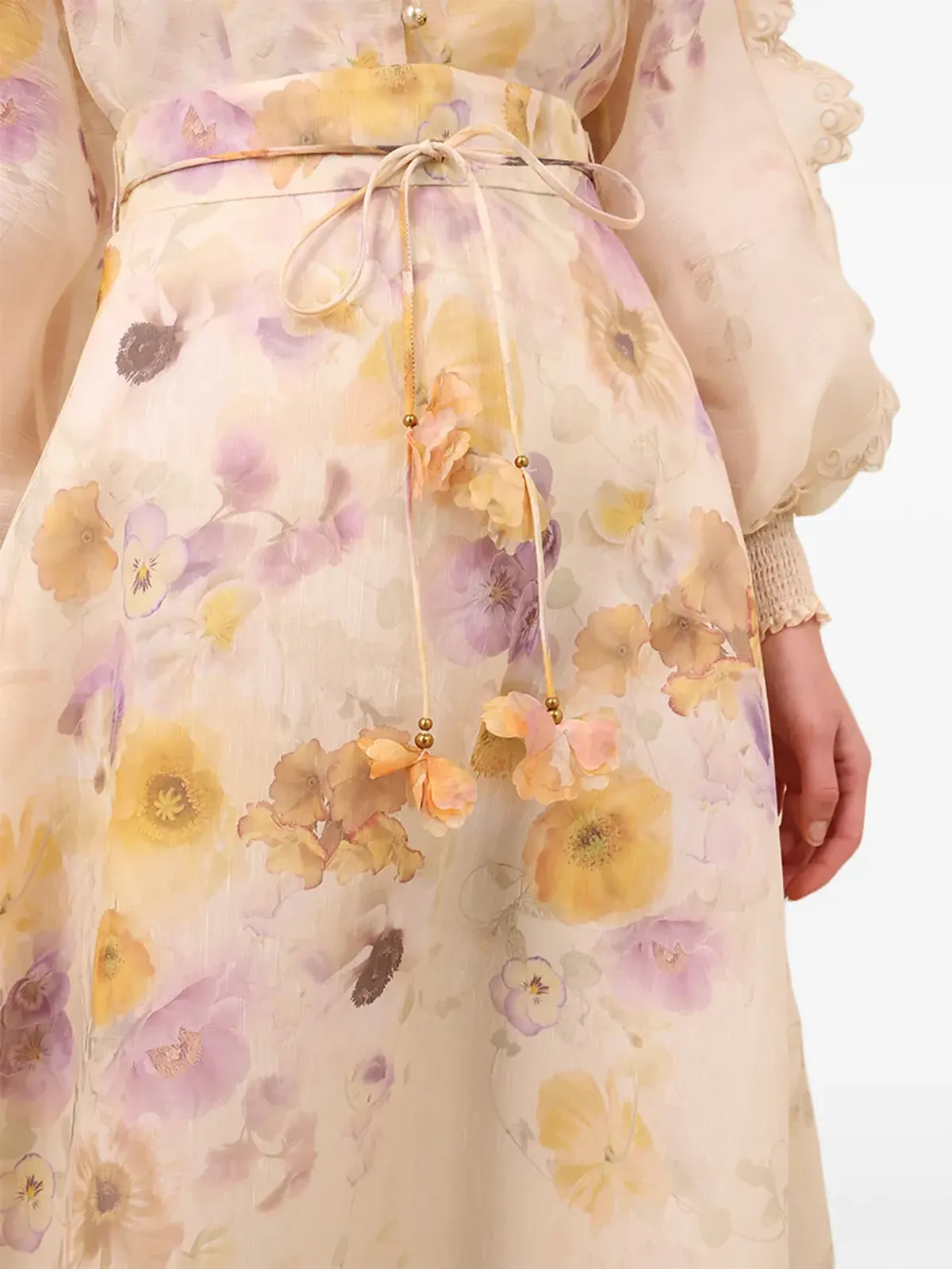 ZIMMERMANN メメント刺繍ミディスカート - 画像5