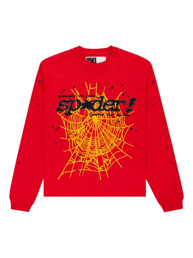 SP5DER SP5DER パンク V2 スパイダーウェブ・グラフィック Tシャツの商品画像