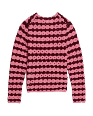Comme Des Garçons Girl クロッシェストライプトップ - サムネイル2