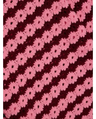 Comme Des Garçons Girl クロッシェストライプトップ - サムネイル3