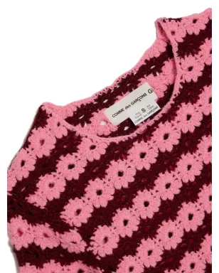 Comme Des Garçons Girl クロッシェストライプトップ - サムネイル4
