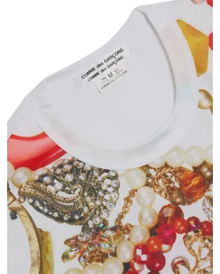 Comme Des Garçons Comme Des Garçons smooth print t-shirt - White - サムネイル4