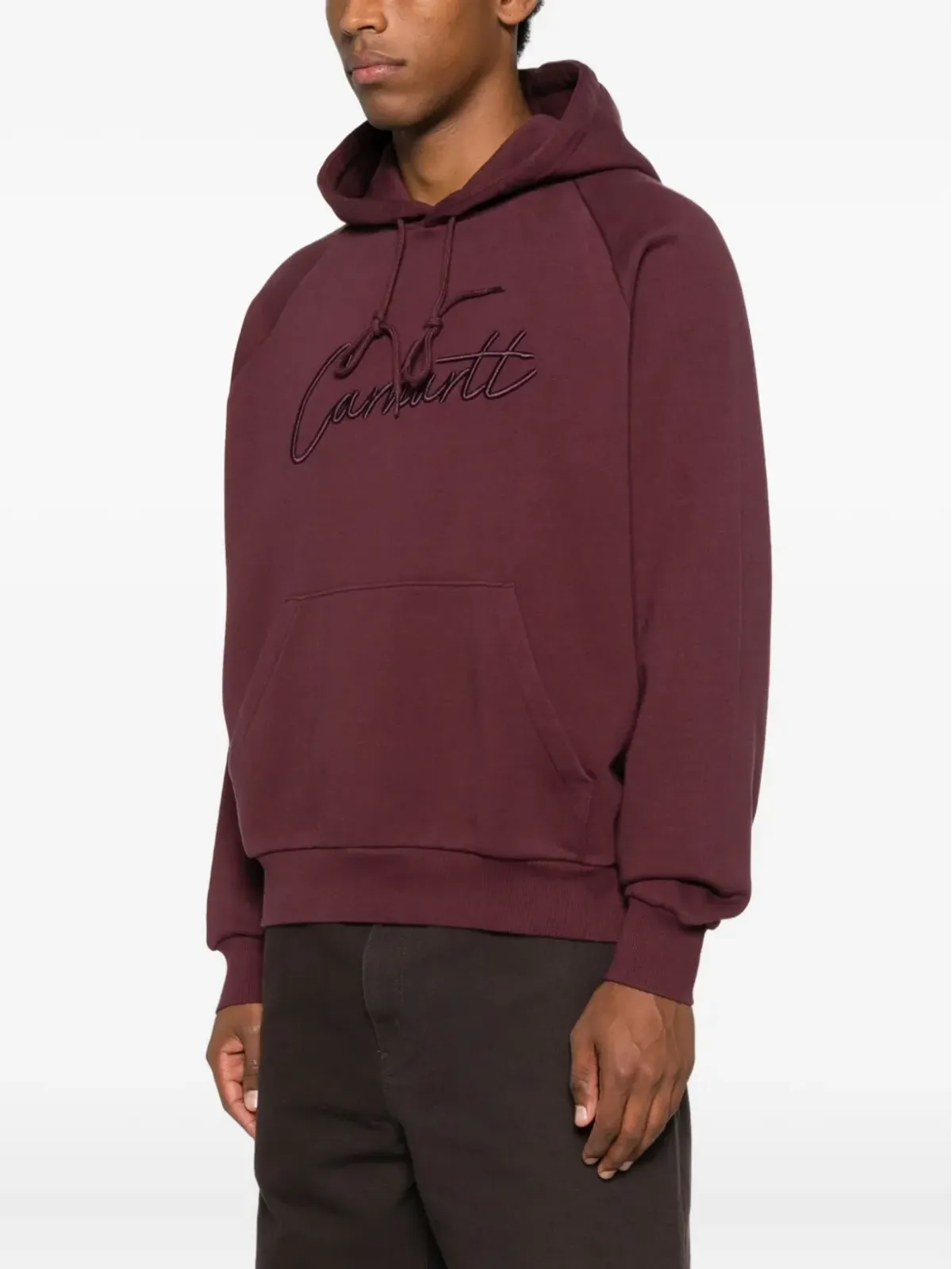 Carhartt WIP 刺繍スクリプトロゴ入りフーディー - 画像3