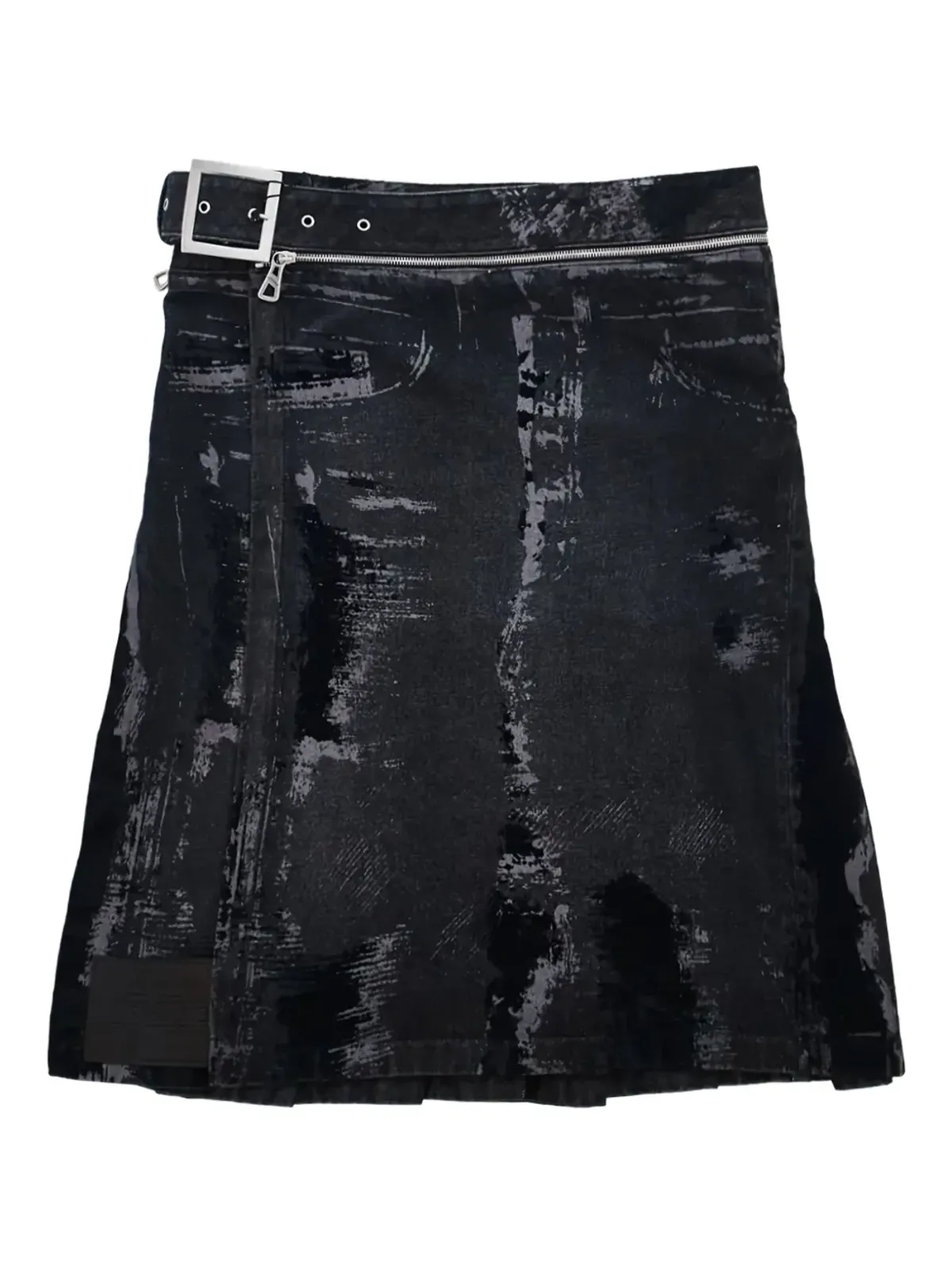 Jean Paul Gaultier フロックディテール プリーツスカート - 画像1