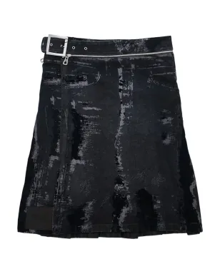 Jean Paul Gaultier フロックディテール プリーツスカート - サムネイル1