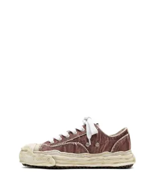 Maison MIHARA YASUHIRO Hank ブリーチド ウォッシュド ローカット スニーカー - レッド - サムネイル3