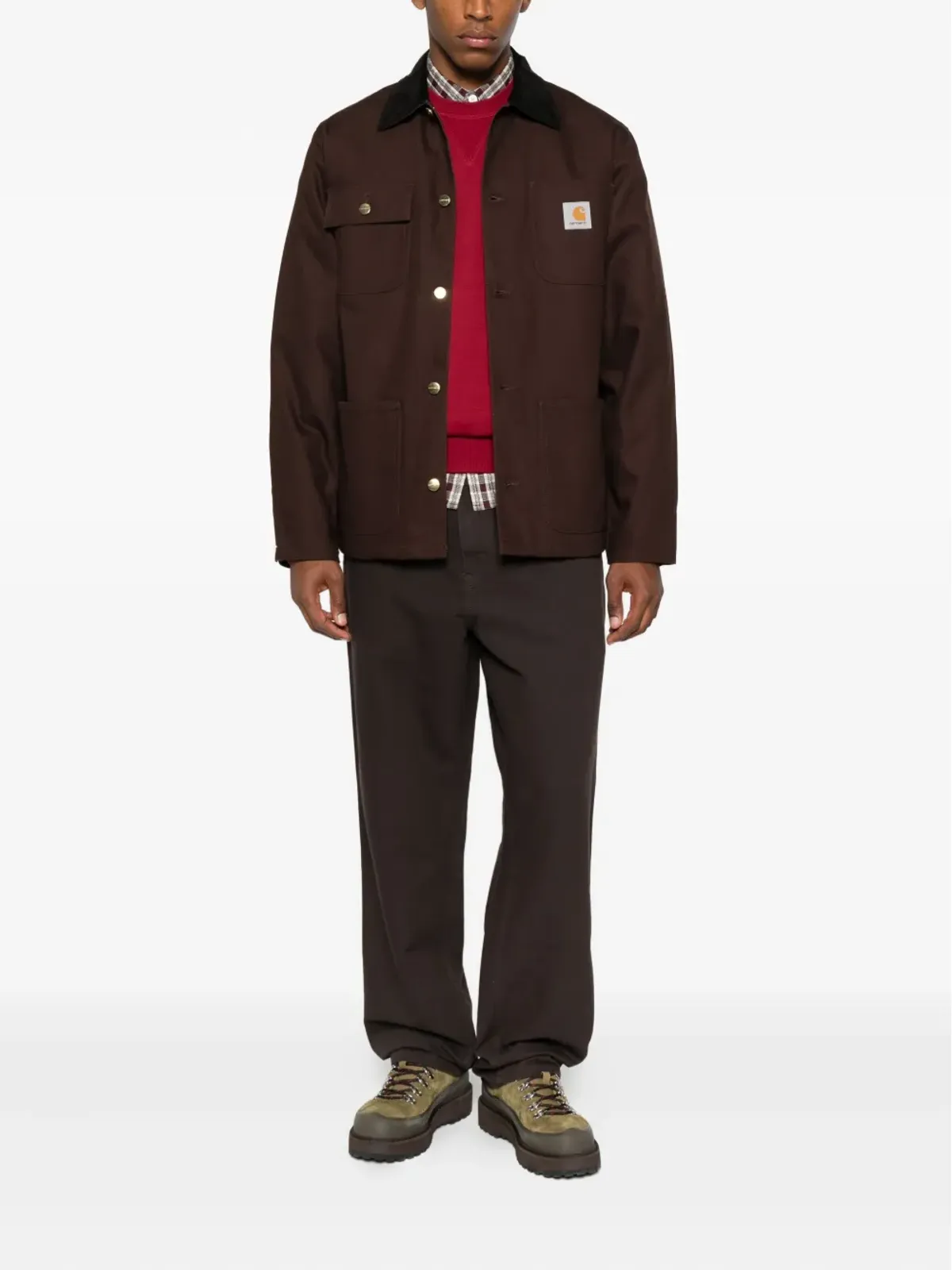 Carhartt WIP コーデュロイ襟 ボタン留め ジャケット - 画像2