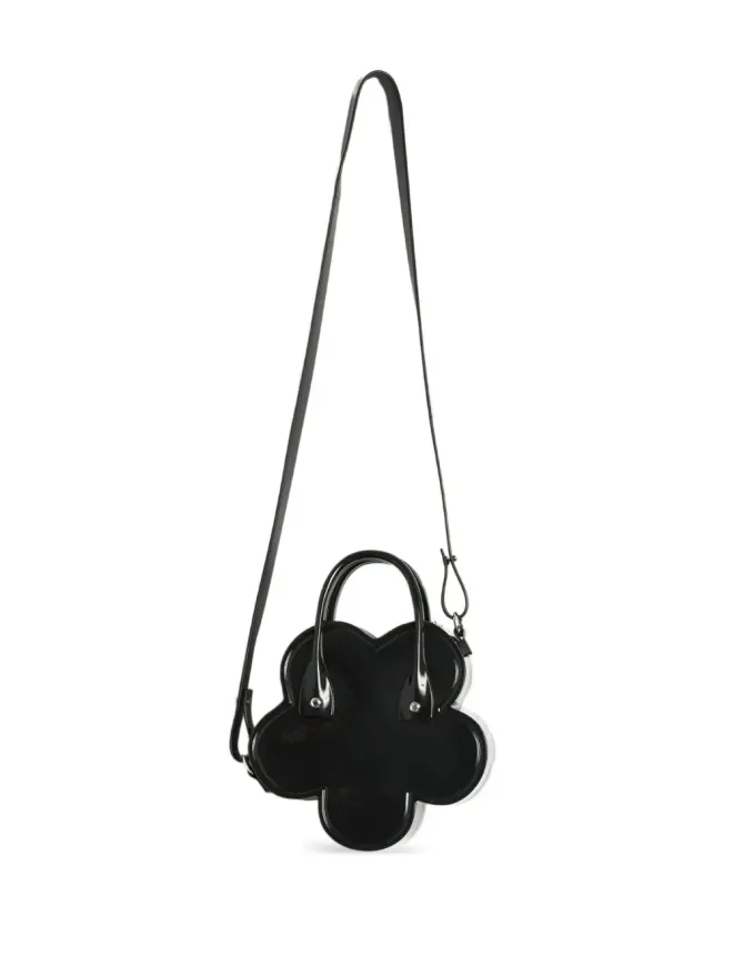 Comme des Garçons Girl Comme Des Garçons Girl 花モチーフのトップハンドルショルダーバッグ - Blackの商品画像
