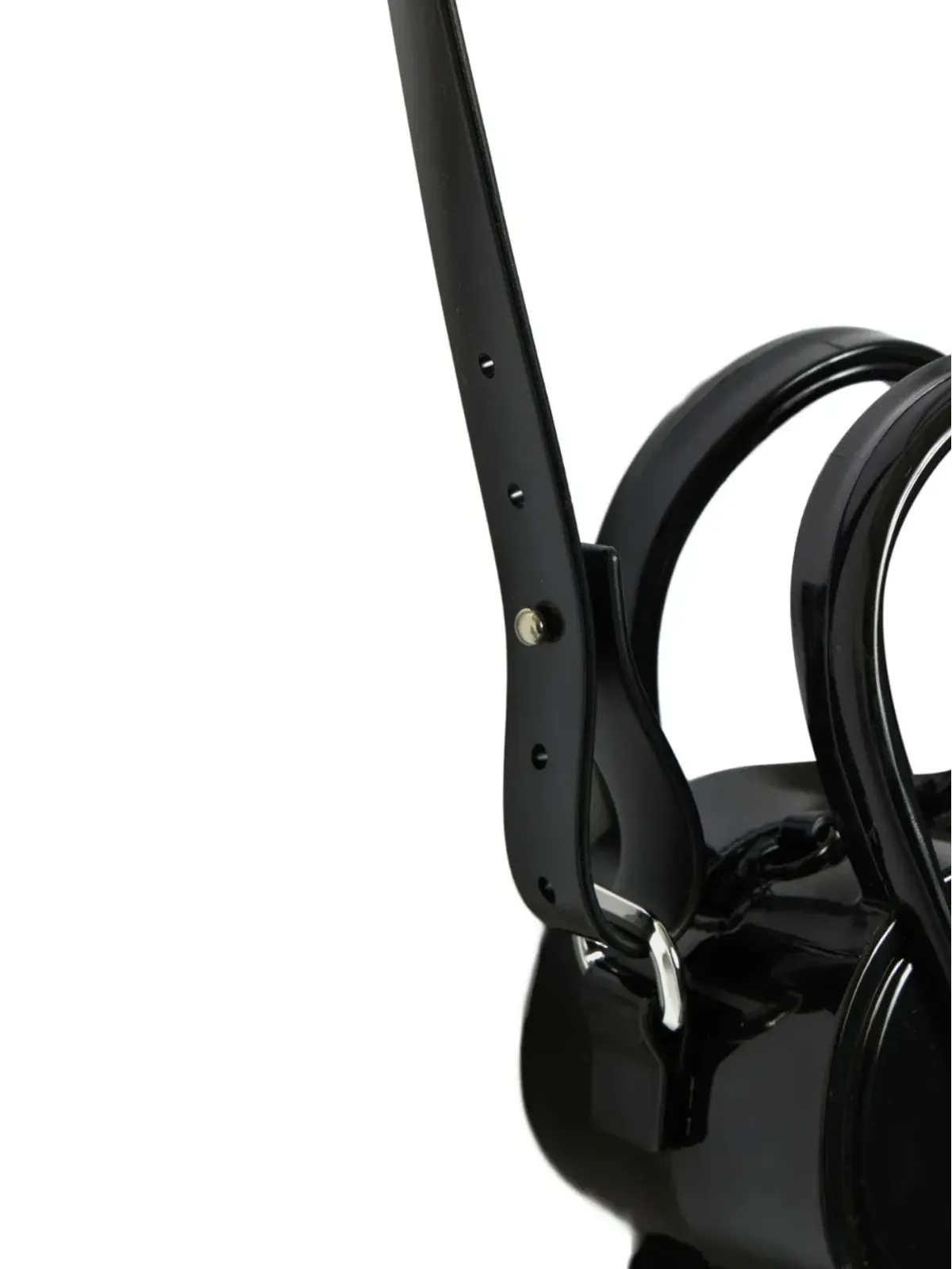 Comme Des Garçons Girl 花モチーフのトップハンドルショルダーバッグ - Black - 画像3