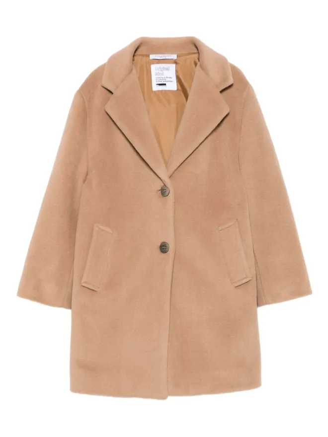 Paolo Pecora Kids Paolo Pecora Kids シングルブレストボタン留めコートの商品画像