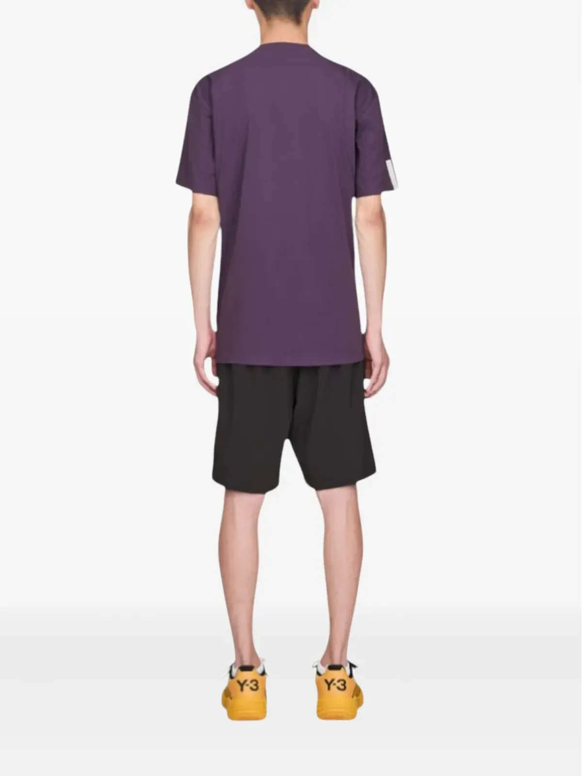 Y-3 ジップネック パネルドTシャツ - 画像3