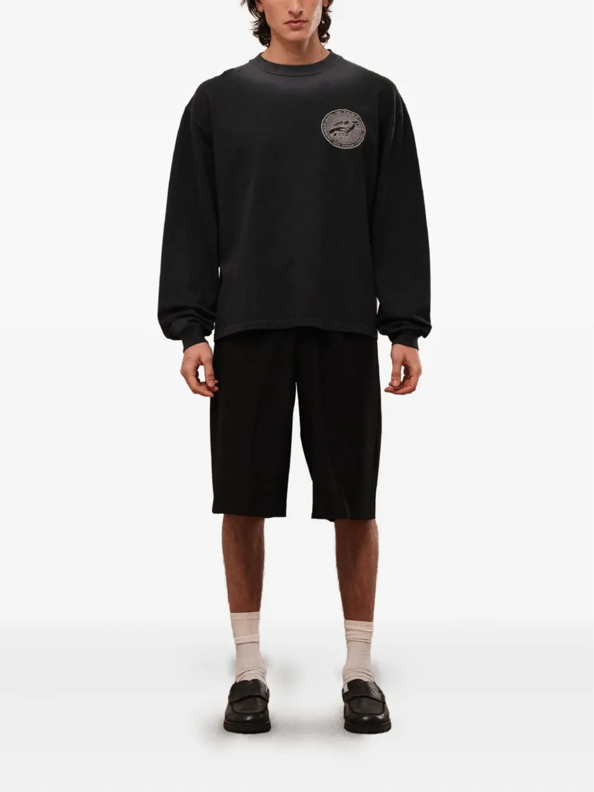 ROUGH. グラフィックプリント長袖Tシャツ - 画像2