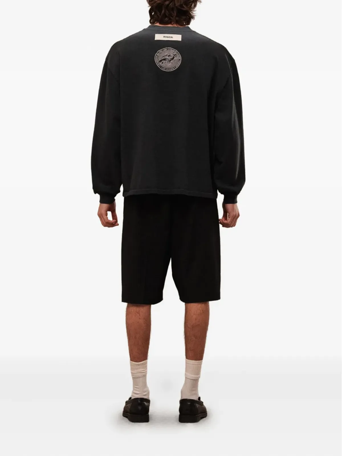 ROUGH. グラフィックプリント長袖Tシャツ - 画像4