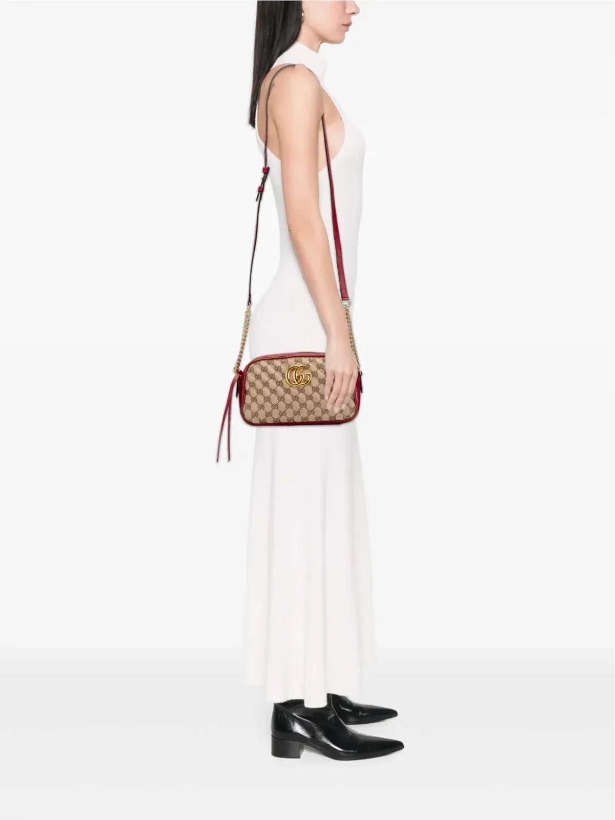 Gucci Pre-Owned GG Marmont Matelasse Canvas クロスボディバッグ - 画像2