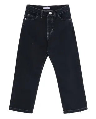 Paolo Pecora Kids ボーイズ デニムパンツ（コントラストステッチ） - サムネイル1