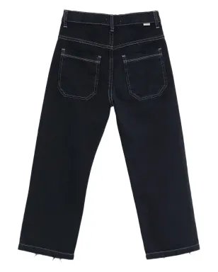Paolo Pecora Kids ボーイズ デニムパンツ（コントラストステッチ） - サムネイル2