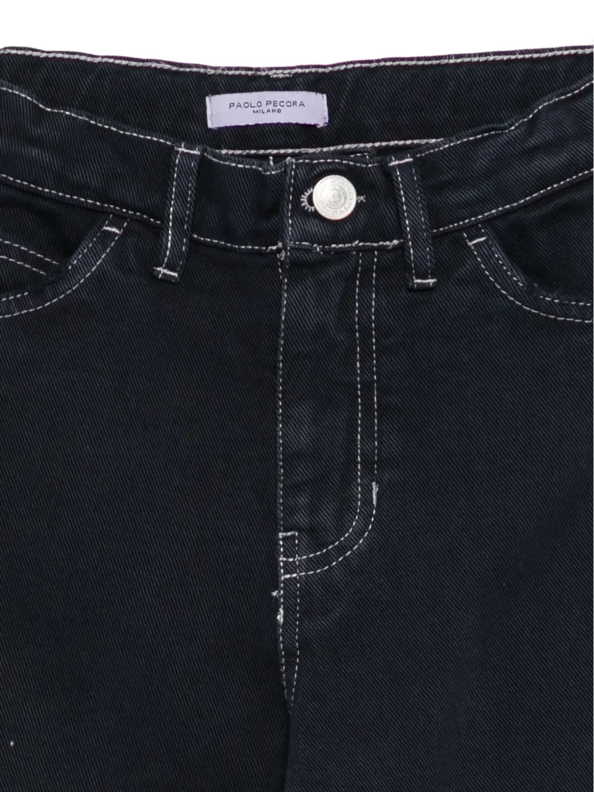 Paolo Pecora Kids ボーイズ デニムパンツ（コントラストステッチ） - 画像3