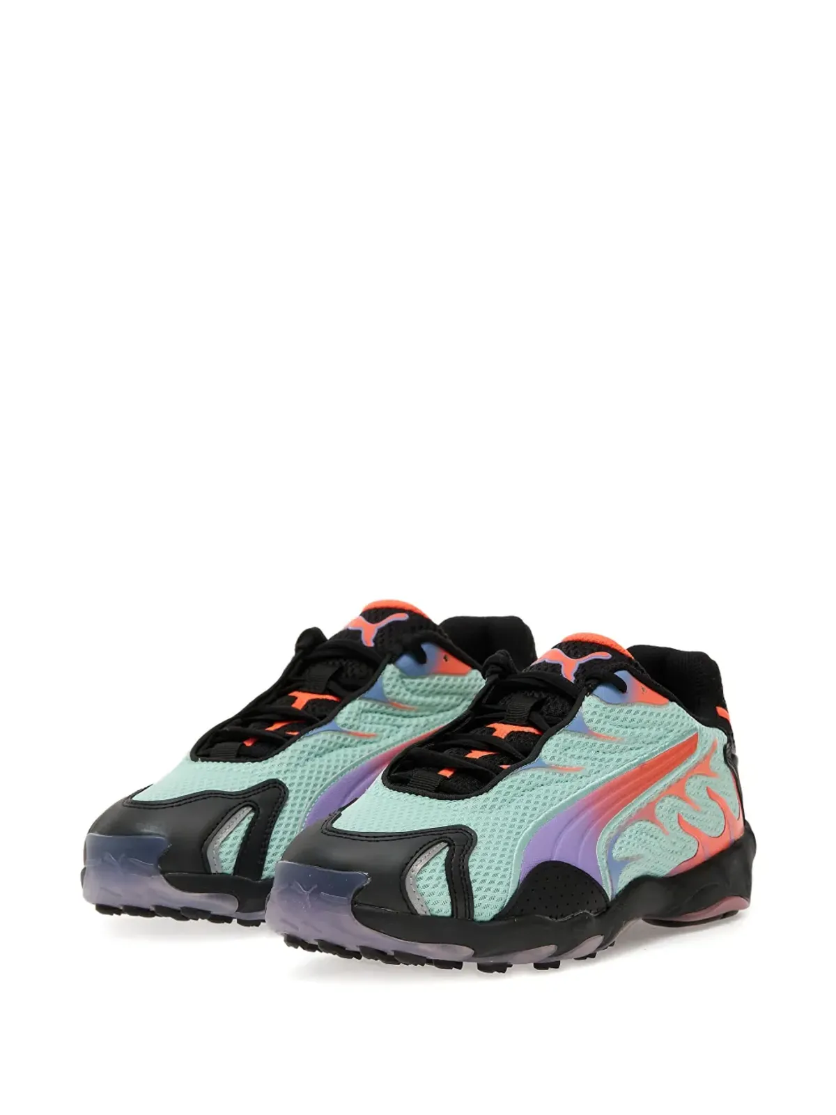 PUMA インヘイル メッシュ スニーカー グリーン - 画像2