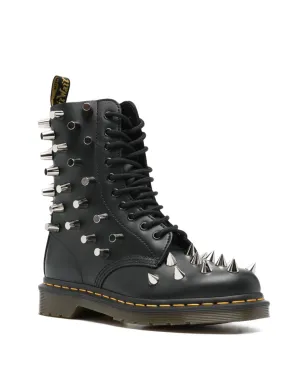 Junya Watanabe x Dr. Martens スタッズ付きレースアップブーツ（ブラック） - サムネイル2