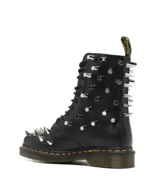 Junya Watanabe x Dr. Martens スタッズ付きレースアップブーツ（ブラック） - サムネイル3