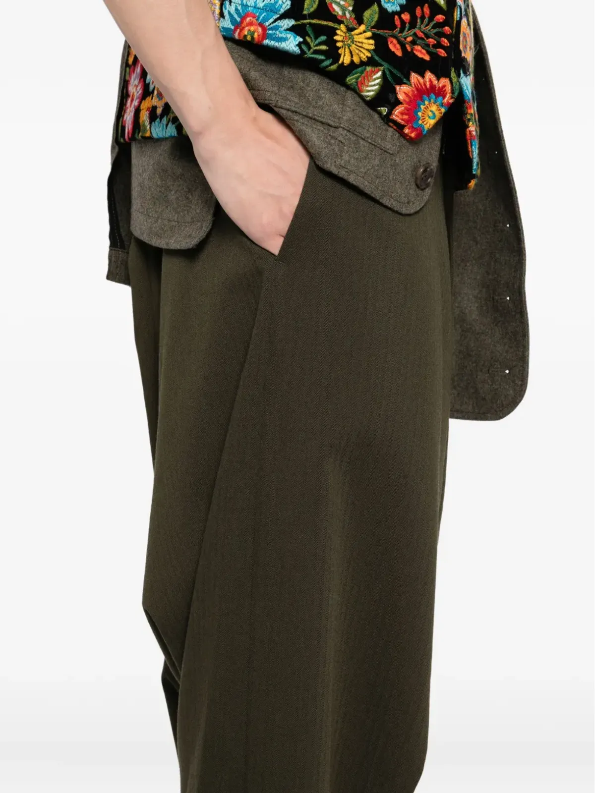 Comme des Garçons Homme Plus ウール ドロップクロッチ トラウザー - 画像5