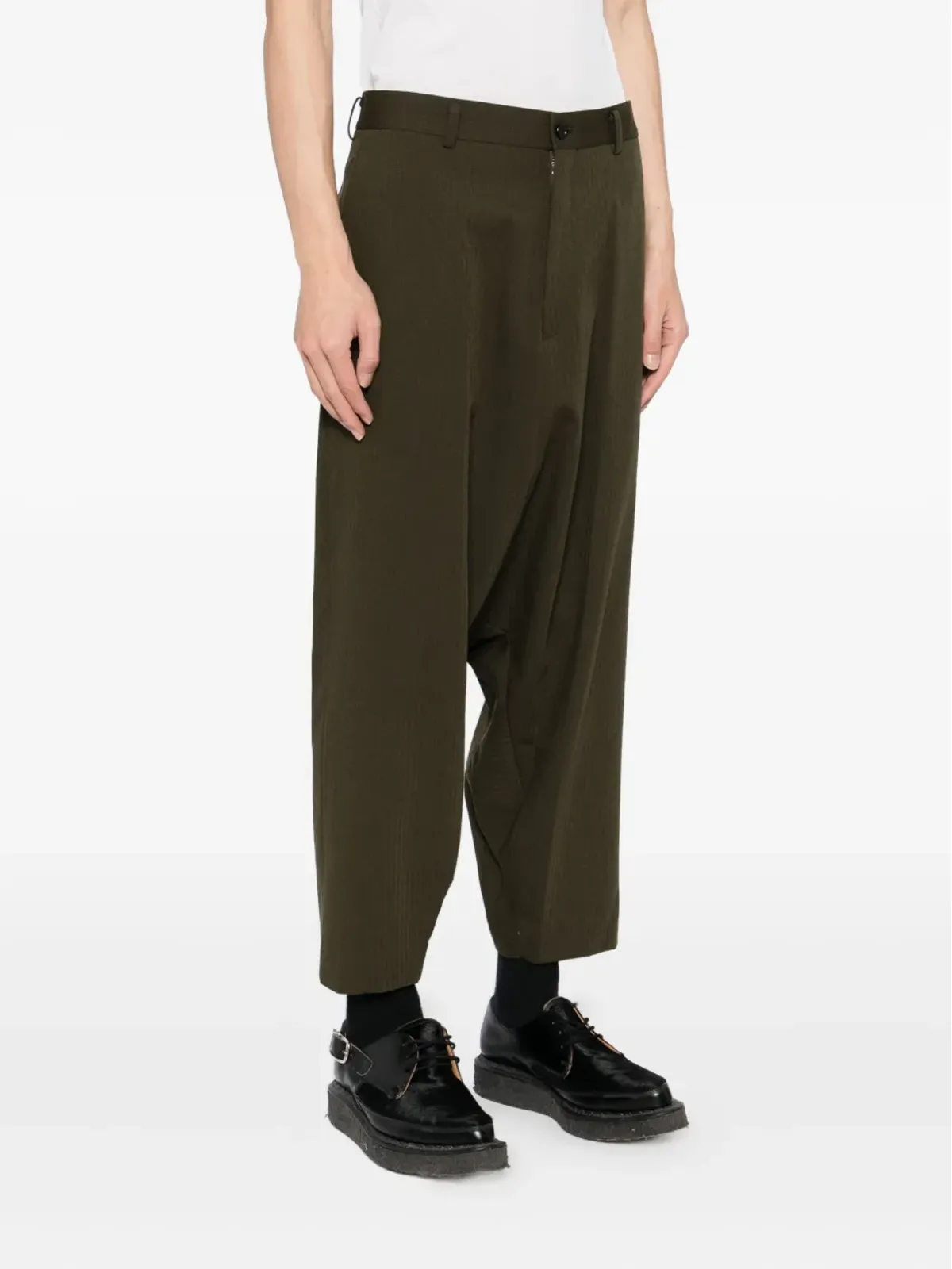 Comme des Garçons Homme Plus ウール ドロップクロッチ トラウザー - 画像3
