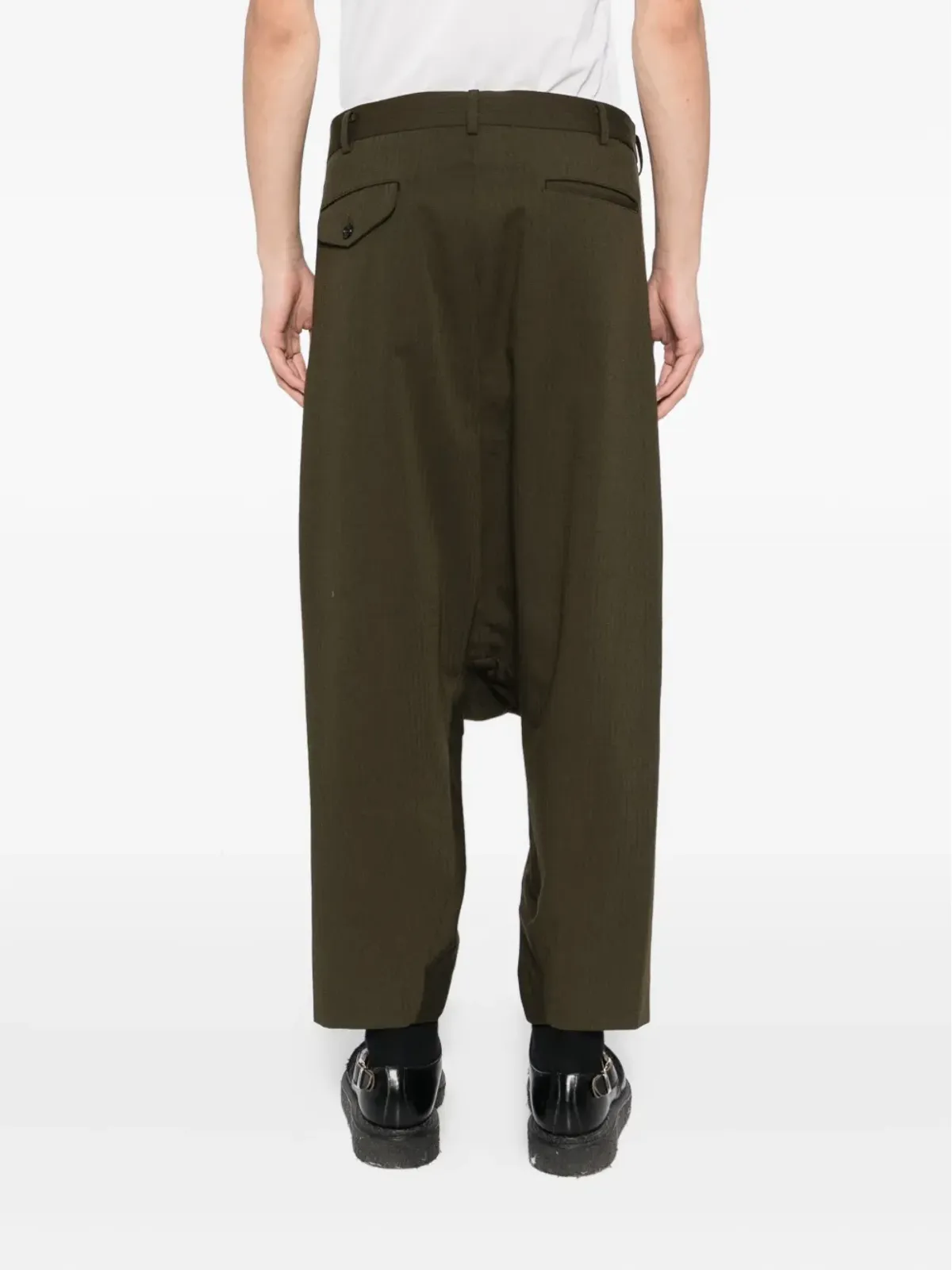 Comme des Garçons Homme Plus ウール ドロップクロッチ トラウザー - 画像4