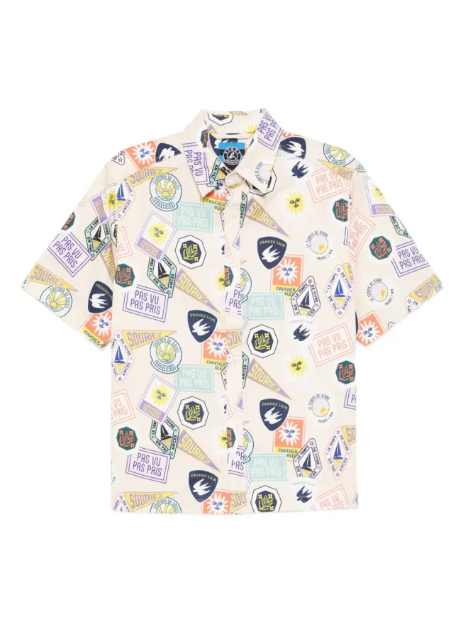 SPORT b. by agnès b. SPORT b. by agnès b. バッジプリントシャツの商品画像