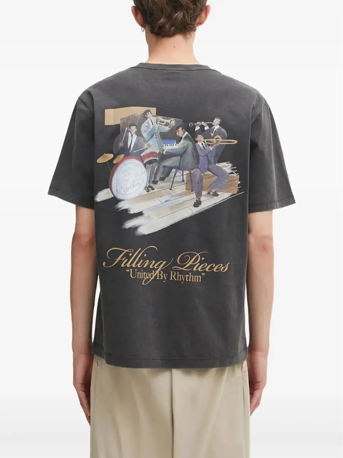 Filling Pieces グラフィックプリントTシャツ - 画像3