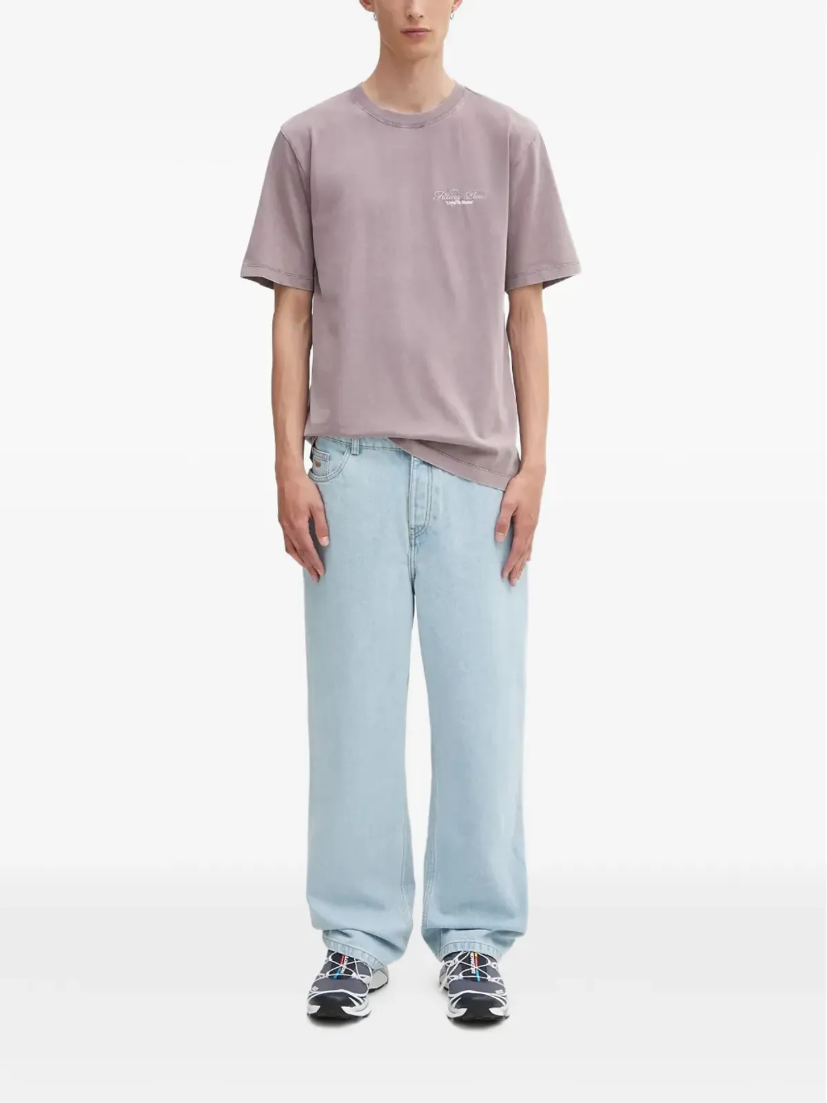 Filling Pieces ヴァイナル クルーネック Tシャツ - 画像2