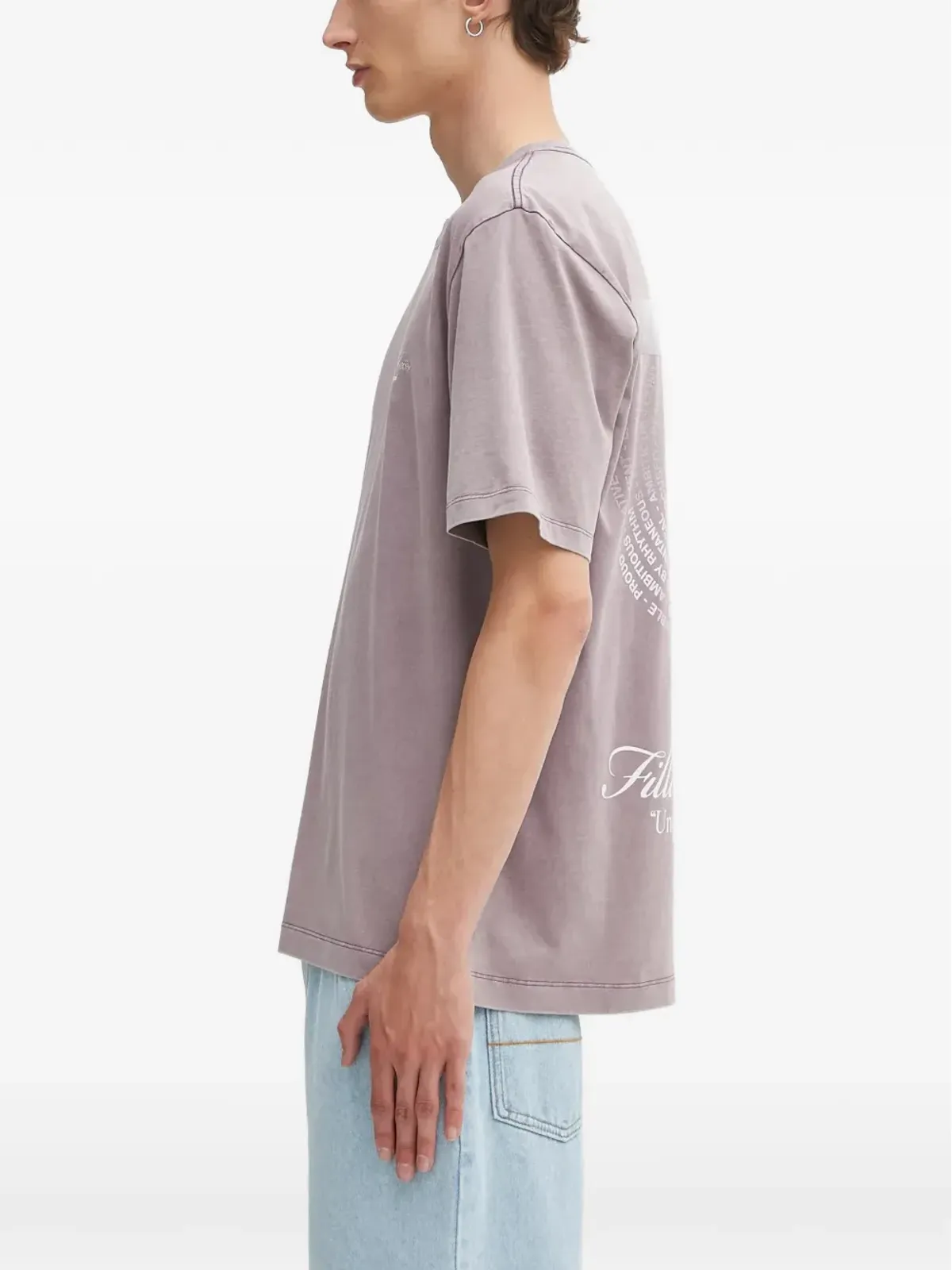 Filling Pieces ヴァイナル クルーネック Tシャツ - 画像3