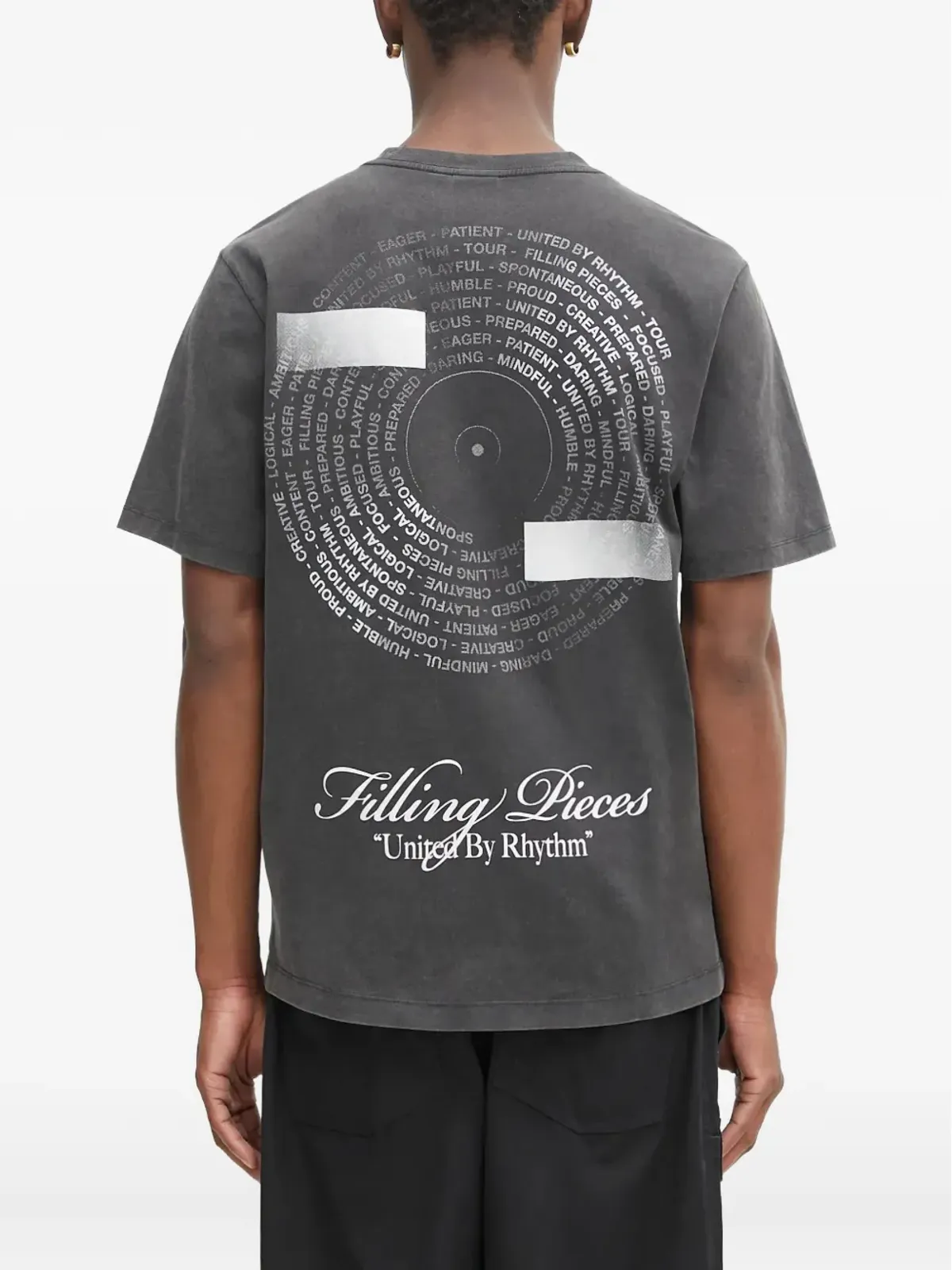 Filling Pieces ラウンドネック グラフィックTシャツ - 画像3