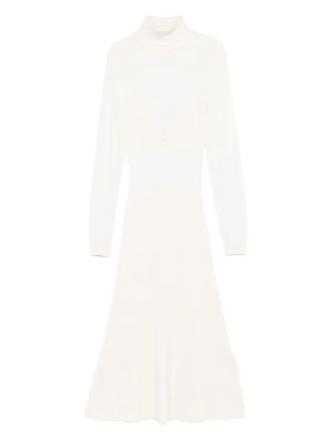 Elisabetta Franchi Elisabetta Franchi タートルネックリブニットワンピースの商品画像