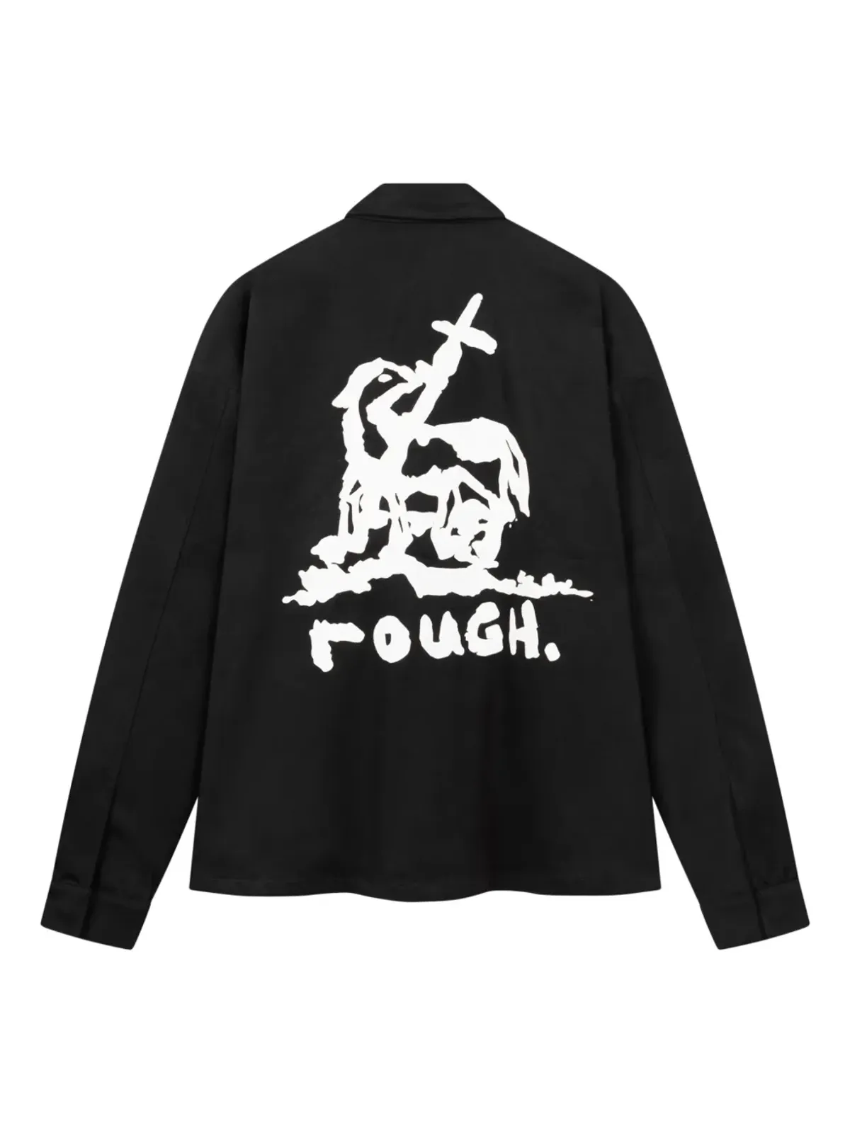 ROUGH. グラフィックプリント ポケットディテール シャツ - 画像2