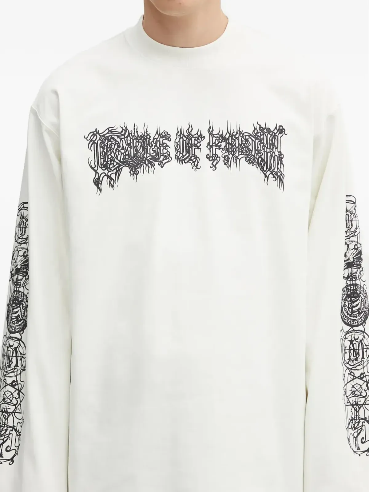 VETEMENTS グラフィックプリント長袖Tシャツ - 画像5
