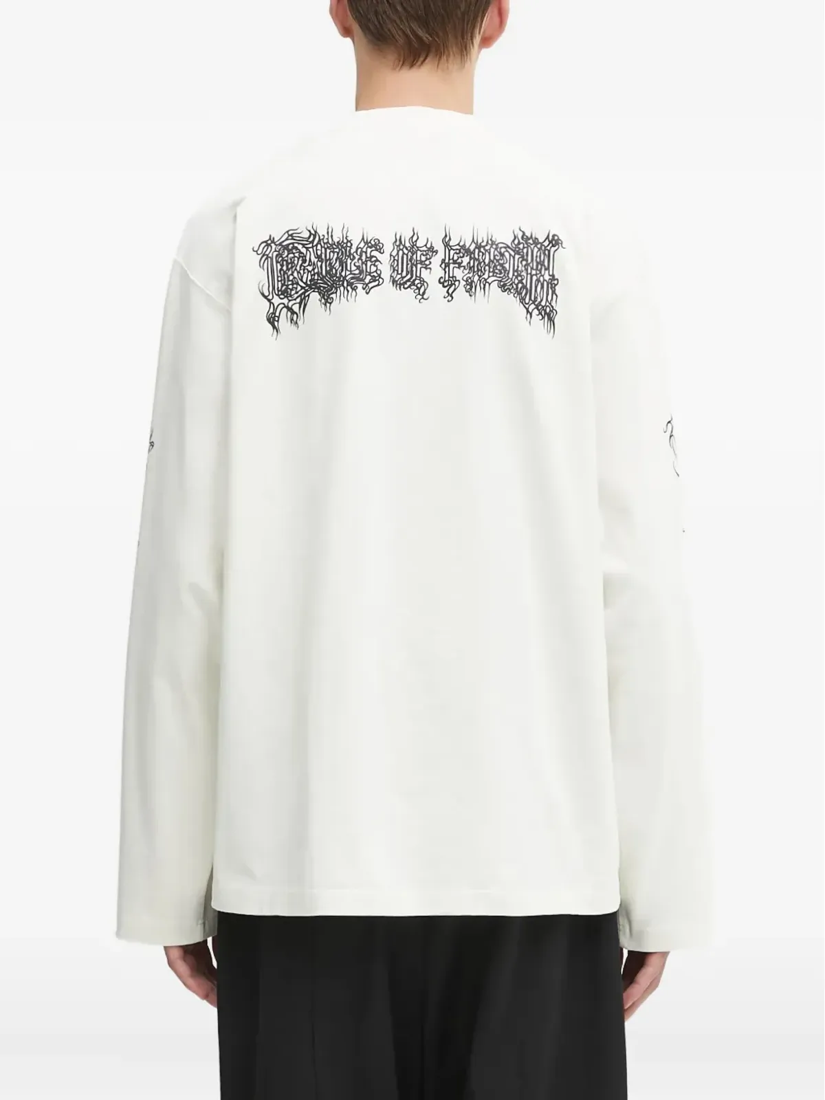 VETEMENTS グラフィックプリント長袖Tシャツ - 画像4