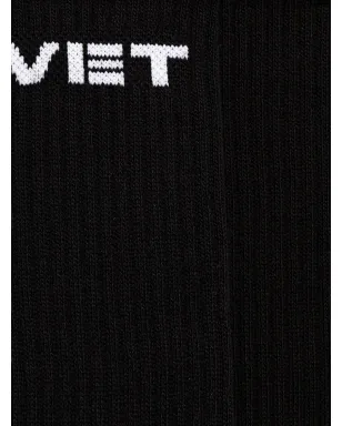 VETEMENTS ロゴディテールソックス（ブラック） - サムネイル2