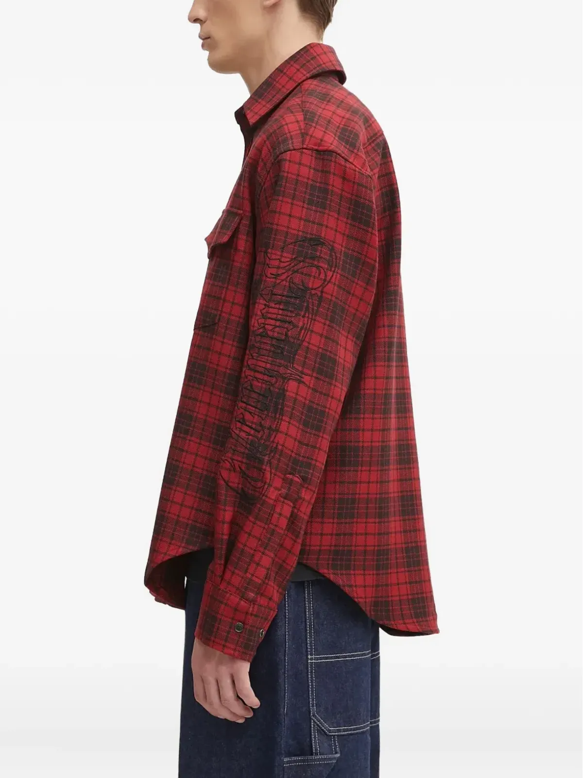 VETEMENTS 格子柄長袖シャツ - 画像3
