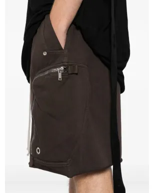 Rick Owens DRKSHDW アイレット付きコットンショーツ - Brown - サムネイル5