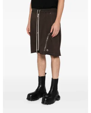 Rick Owens DRKSHDW アイレット付きコットンショーツ - Brown - サムネイル3