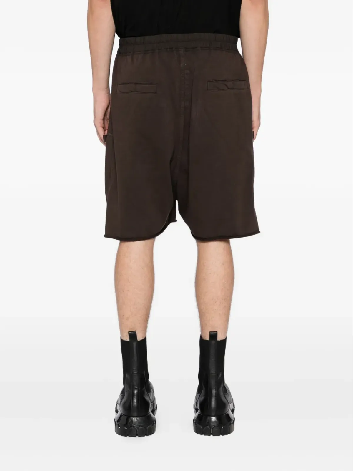 Rick Owens DRKSHDW アイレット付きコットンショーツ - Brown - 画像4